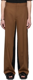 GAUCHERE SSENSE Exclusive Brown & Black Tilla Trousers