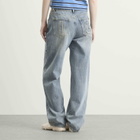 ICECREAM Women's Distressed Running Dog Denim Pants in Vintage Wash
