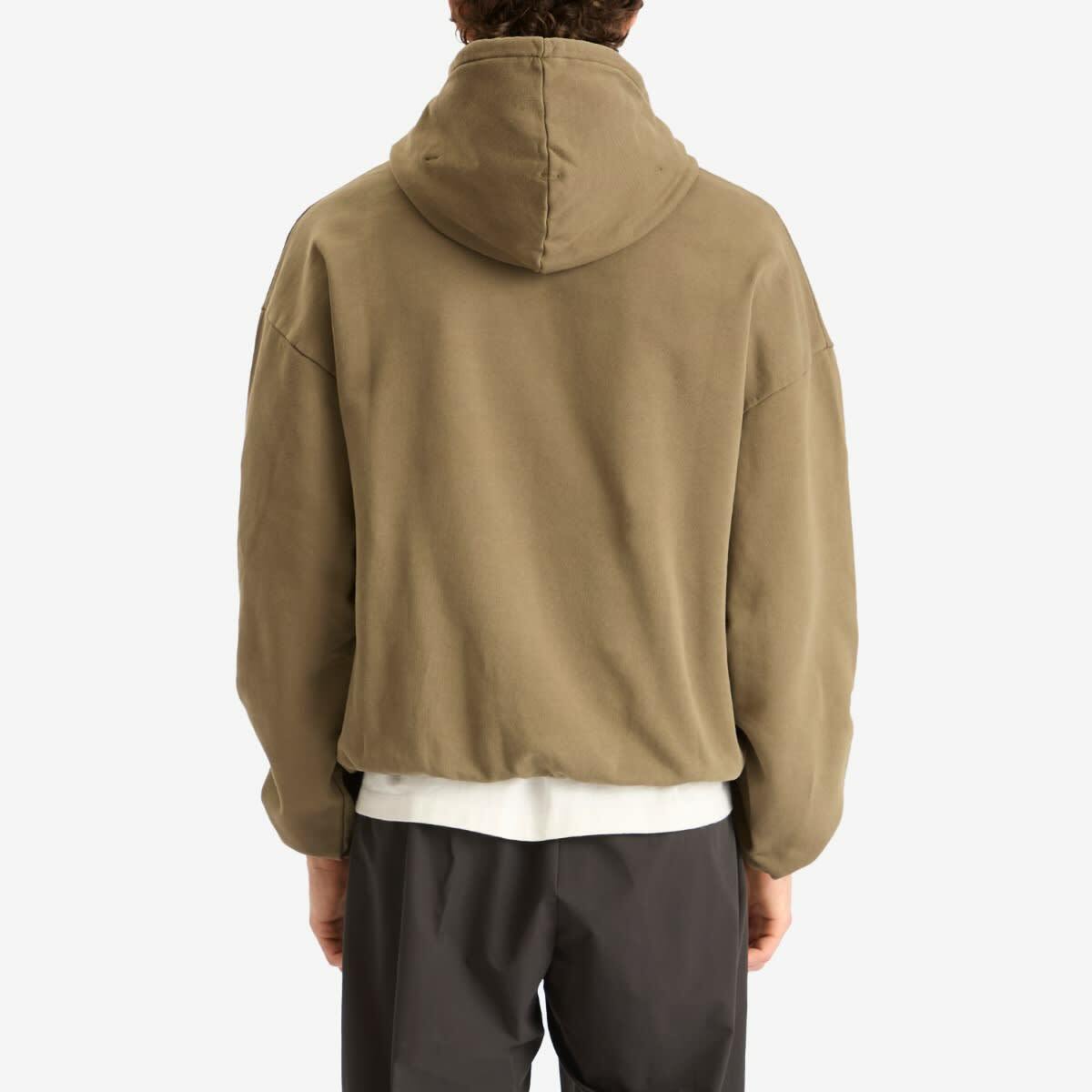 Umbro by Slam Jam Men's OG Logo Mask Hoodie in Army Green