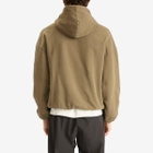 Umbro by Slam Jam Men's OG Logo Mask Hoodie in Army Green