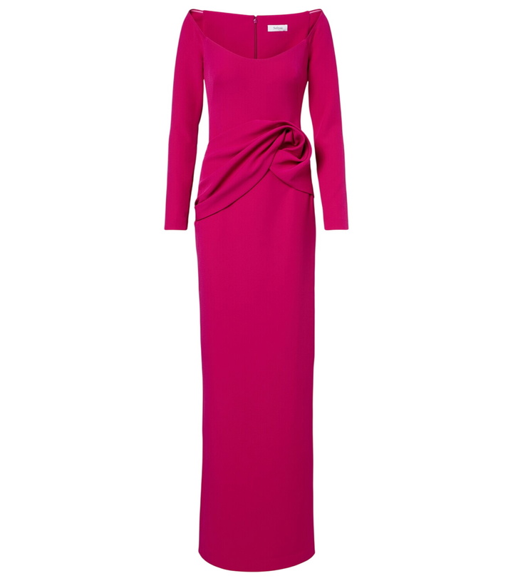 Photo: Safiyaa Emmina draped crêpe gown