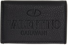 Valentino Garavani Black VLogo Bifold Card Holder