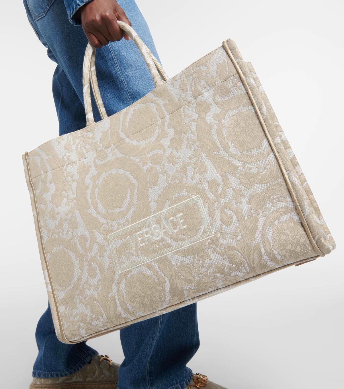 Versace Barocco Athena Large tote bag Versace