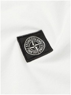 Stone Island Junior - Logo-Appliquéd Cotton-Jersey T-Shirt - White