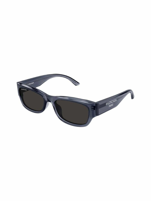 Photo: Balenciaga Eyewear Bb0390 - Crystal Grey Sunglasses