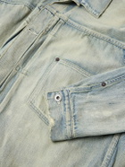 A.PRESSE - 1st Type Distressed Denim Jacket - Blue