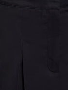 SPORTY & RICH - Serif Logo Double Pleated Skirt