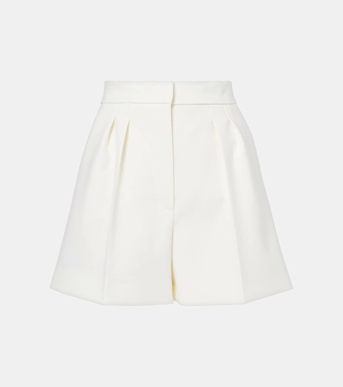 Max Mara Zic high-rise wool-blend canvas shorts Max Mara