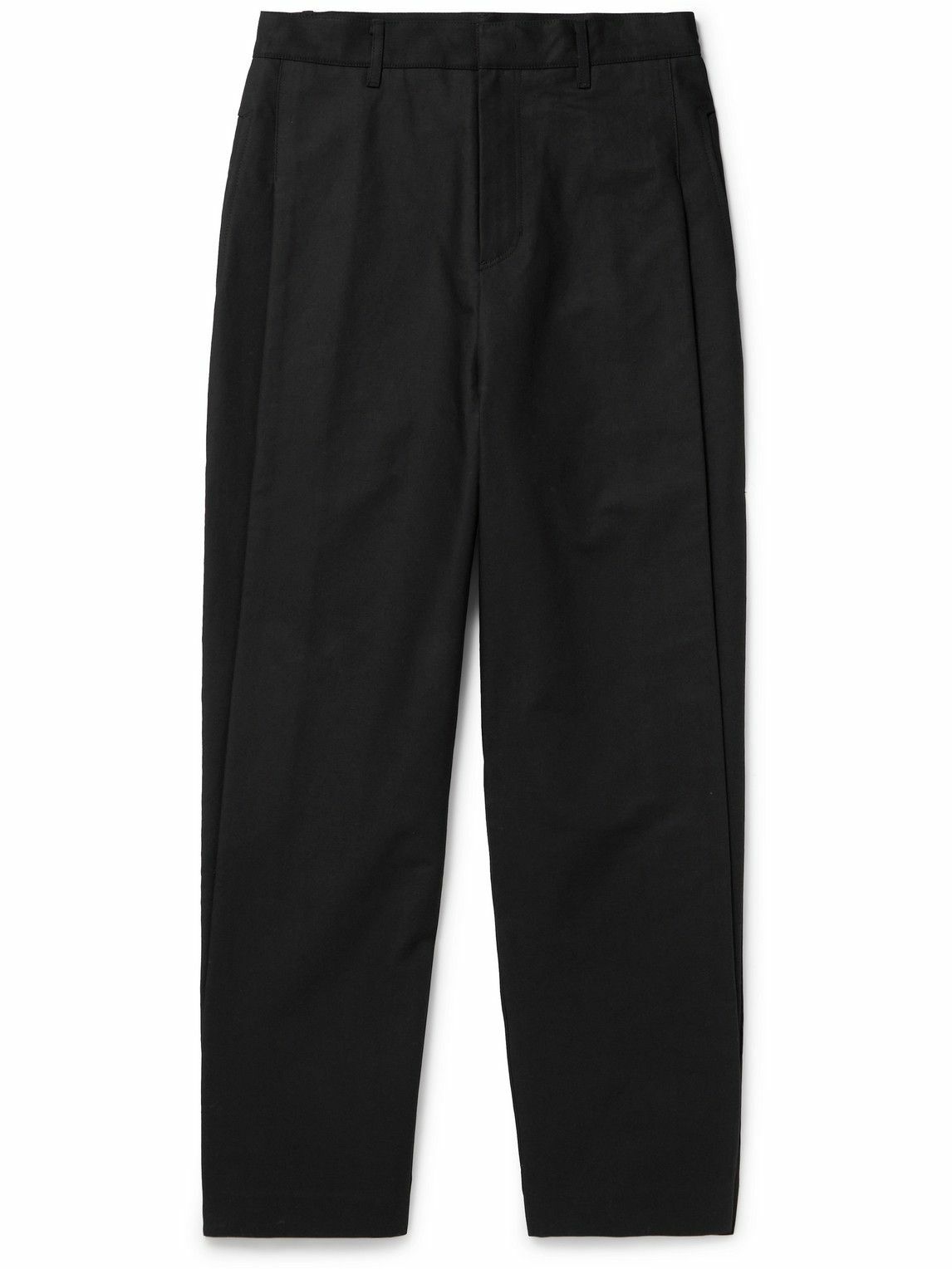 Amomento - Garconne Tapered Cotton-Blend Trousers - Black