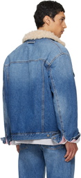 Acne Studios Blue Faded Denim Jacket