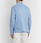 Massimo Alba - Camp-Collar Cotton Shirt Jacket - Blue