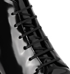 SAINT LAURENT - Patent-Leather Boots - Black
