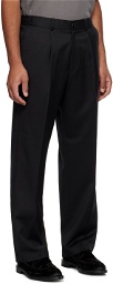 N.Hoolywood Black Tapered Trousers