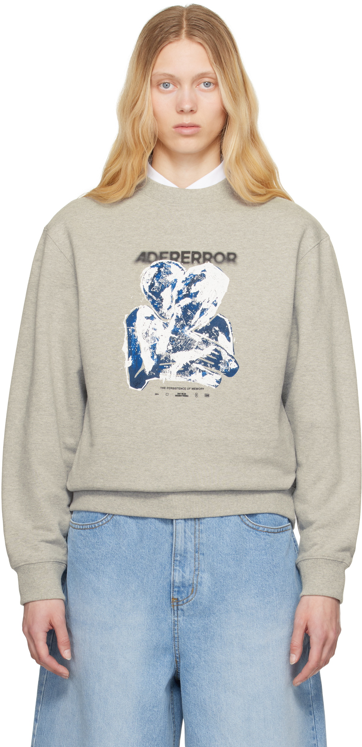 ADER error Blue Sollec Sweatshirt ADER error