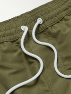 Loro Piana - Bay Straight-Leg Mid-Length Swim Shorts - Green