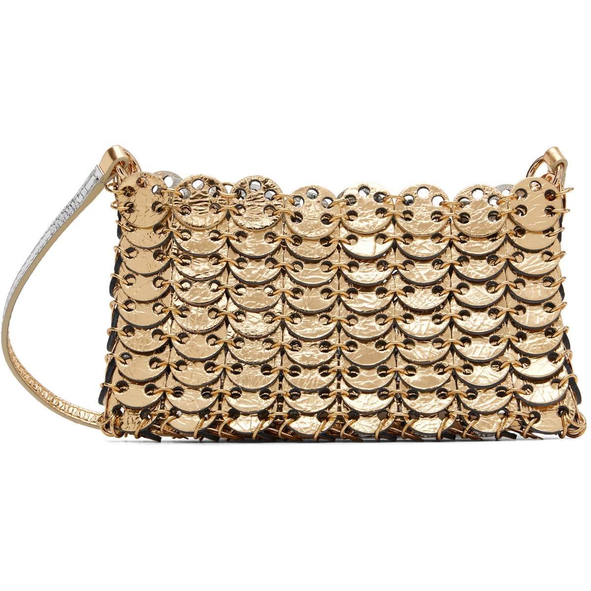 Rabanne Gold Calfskin Bag