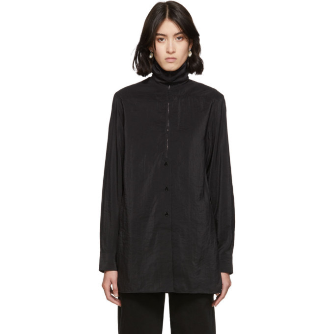 Lemaire Black Zipped Shirt Lemaire