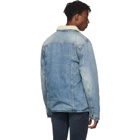 Nudie Jeans Blue Denim Lenny Jacket