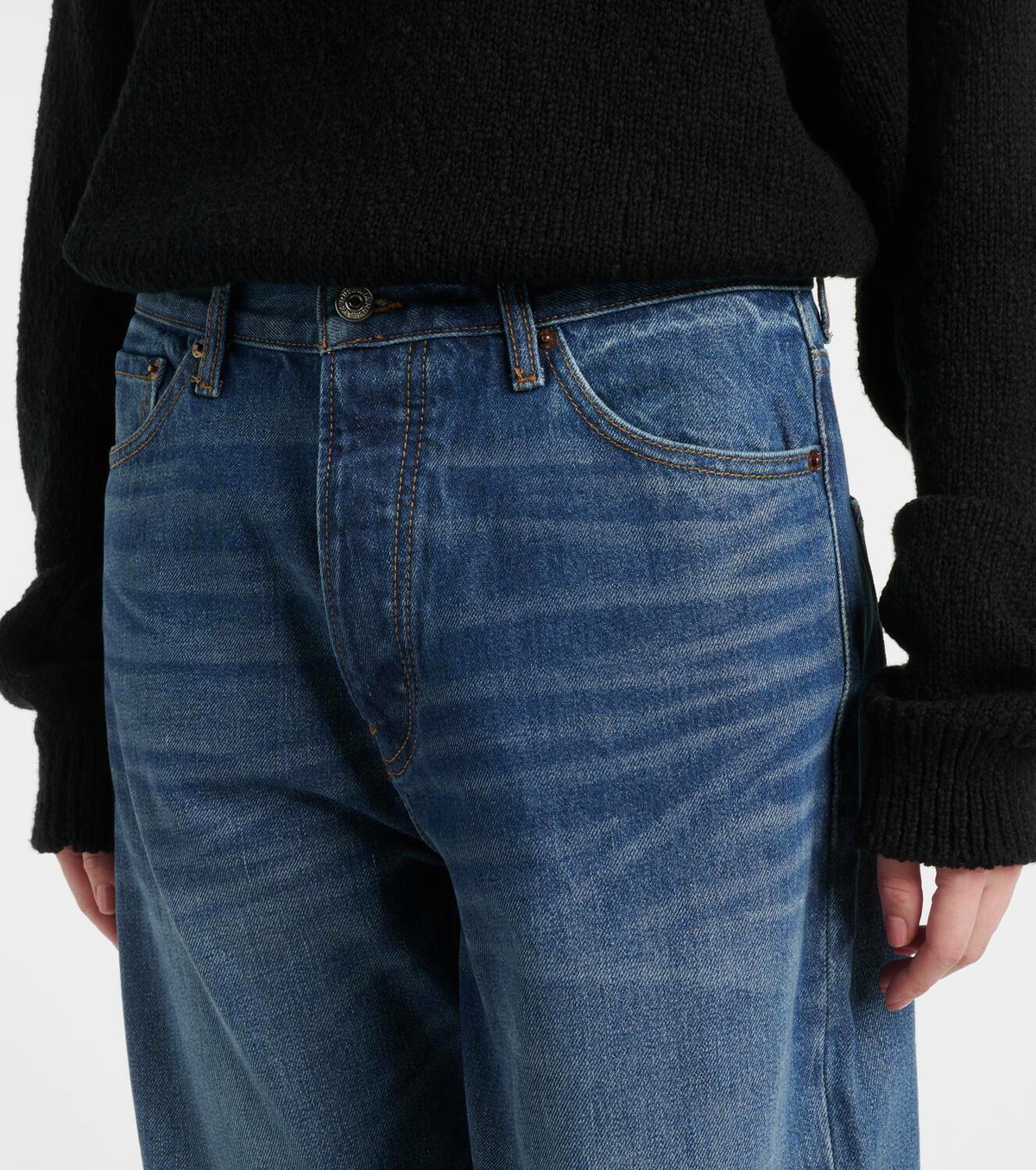 Aya Muse Faded straight jeans