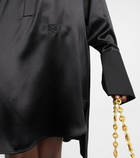 Loewe Silk satin shirt dress