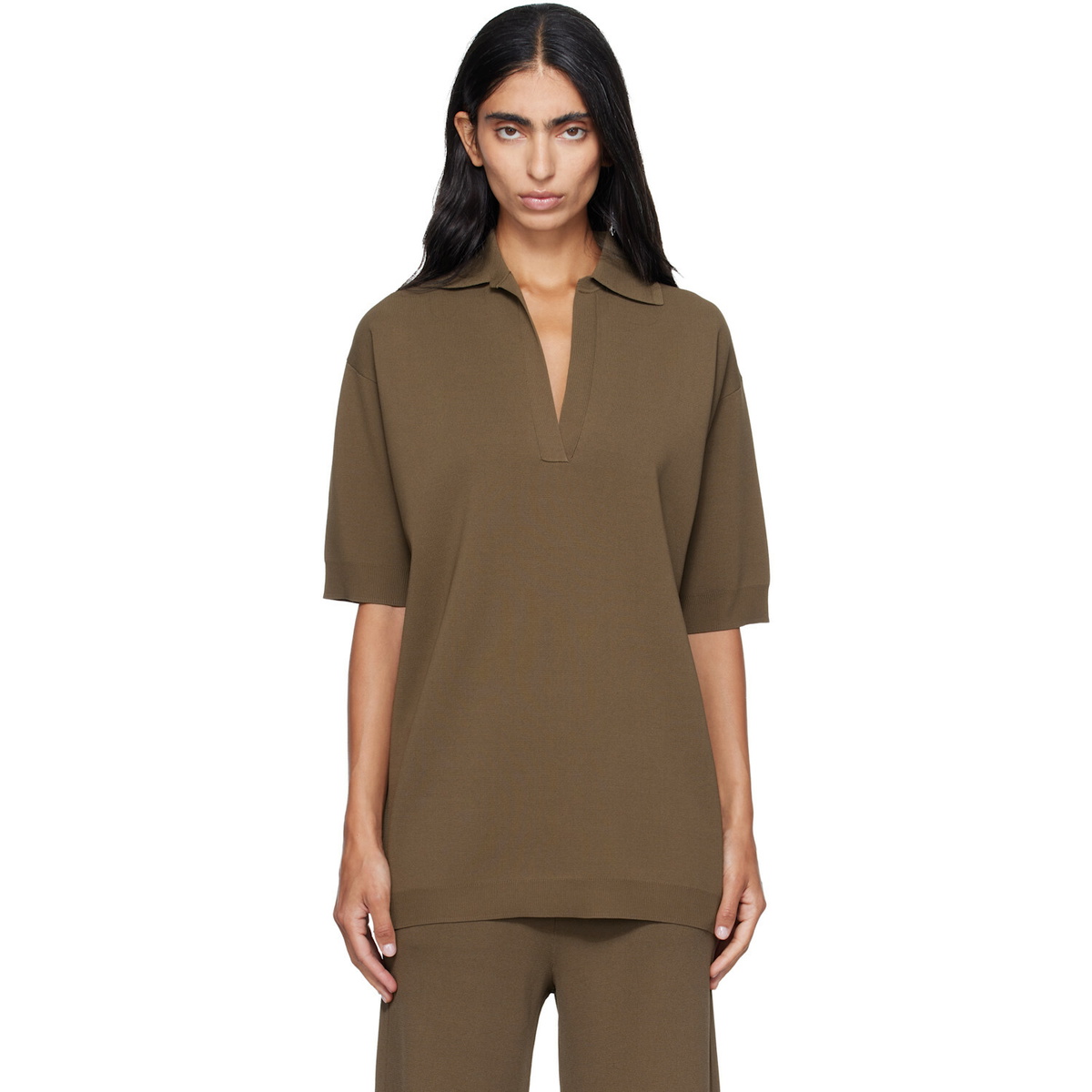 Max Mara Taupe Alpino Polo