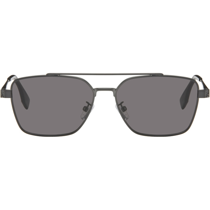 Photo: Fendi Gunmetal 'Fendi Sky' Sunglasses