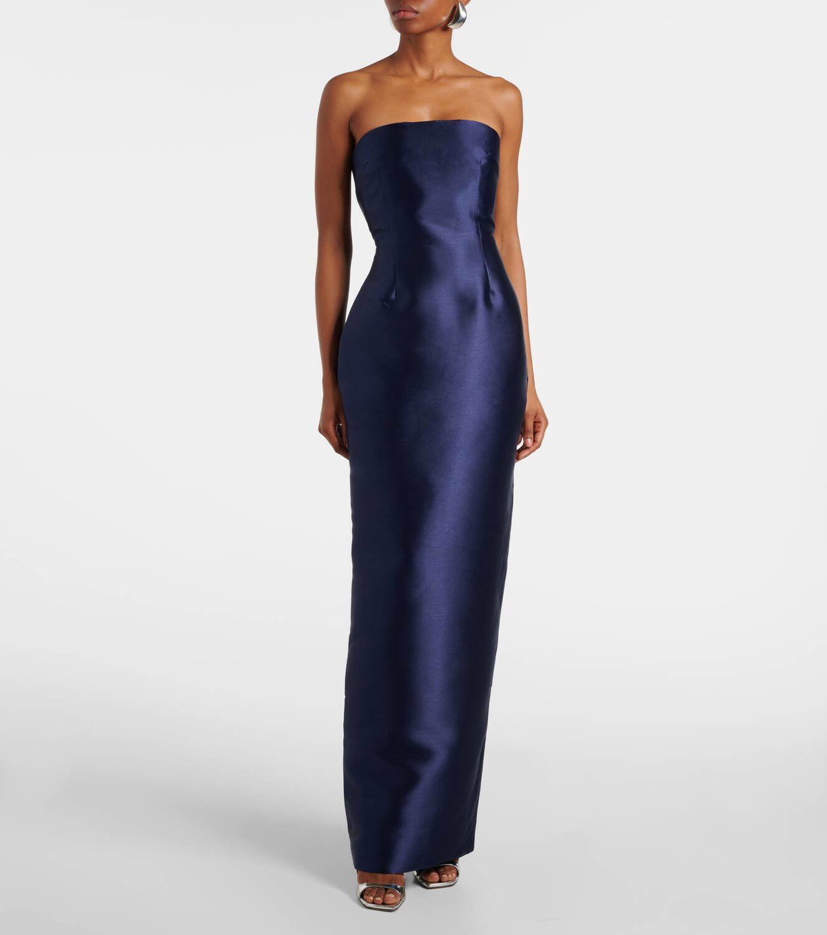 Solace London Lea cape twill gown