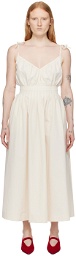 Le Petit Trou Off-White Sarah Maxi Dress