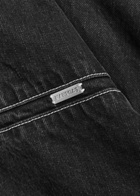 Nahmias Shadowstitch Denim Bomber Jacket Black
