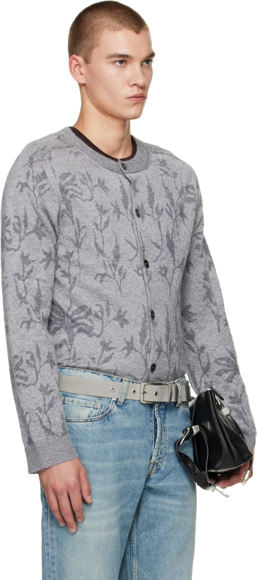 OUR LEGACY Gray True Cardigan