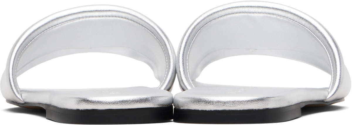Marc Jacobs Silver 'The Pave Snapshot' Slides