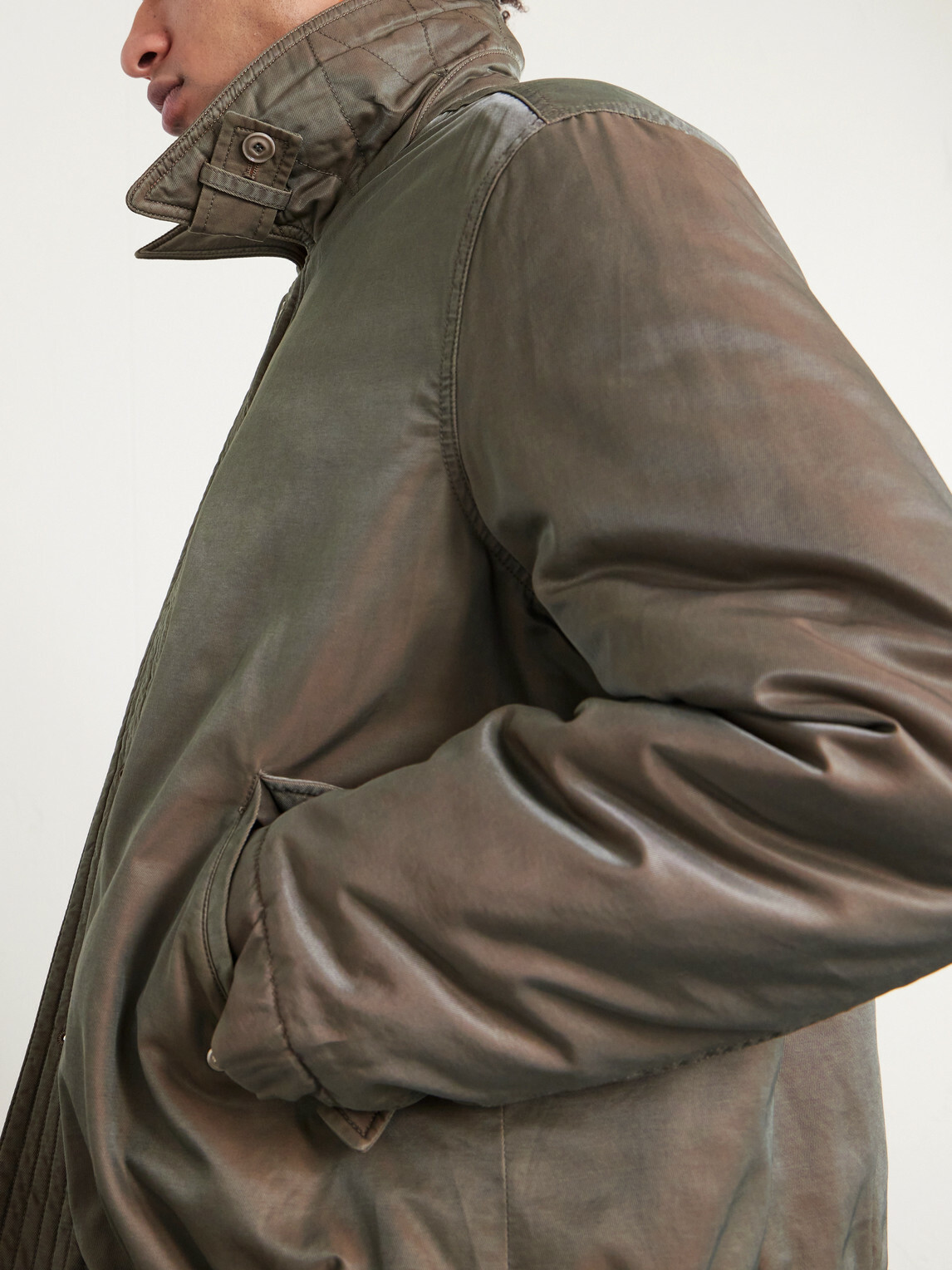 Our Legacy - Auto Padded Cotton and Nylon-Blend Jacket - Brown