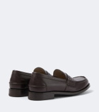 Prada Leather penny loafers