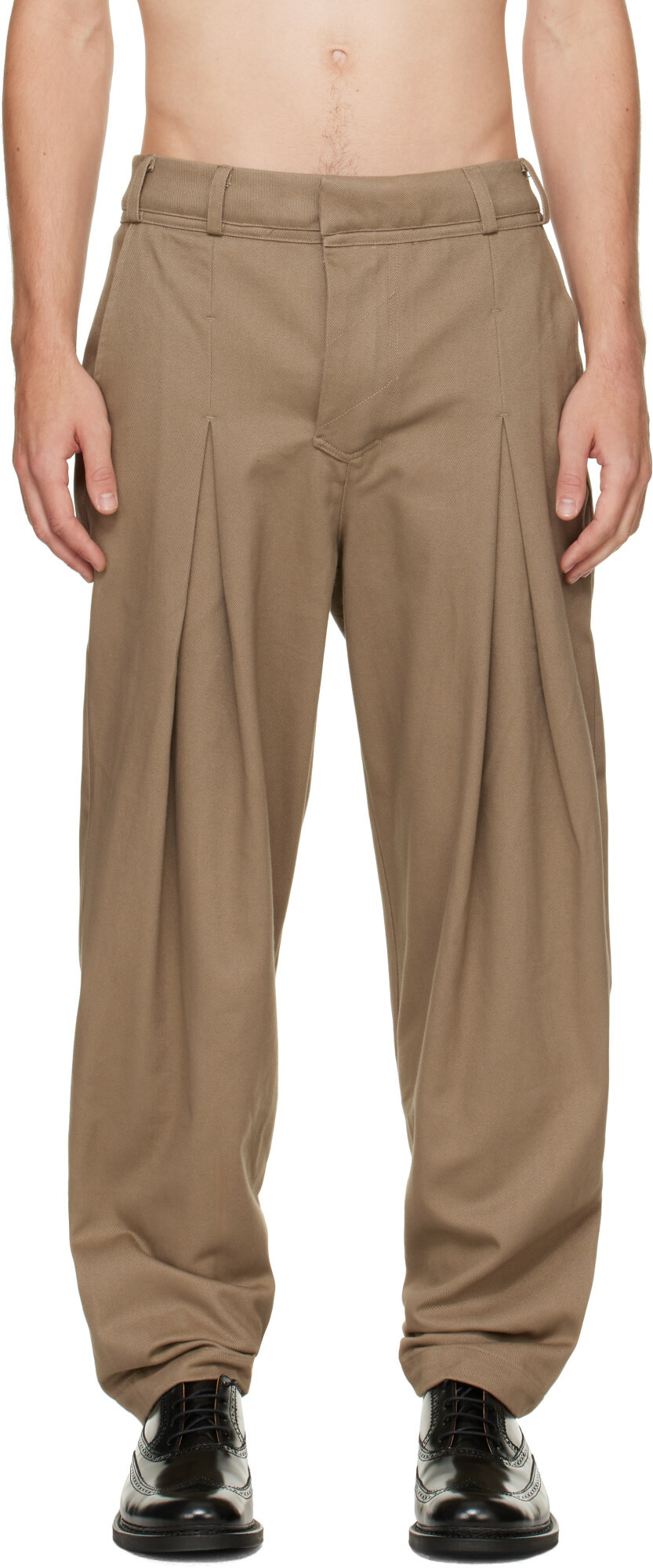Entire Studios Beige Seb Trousers