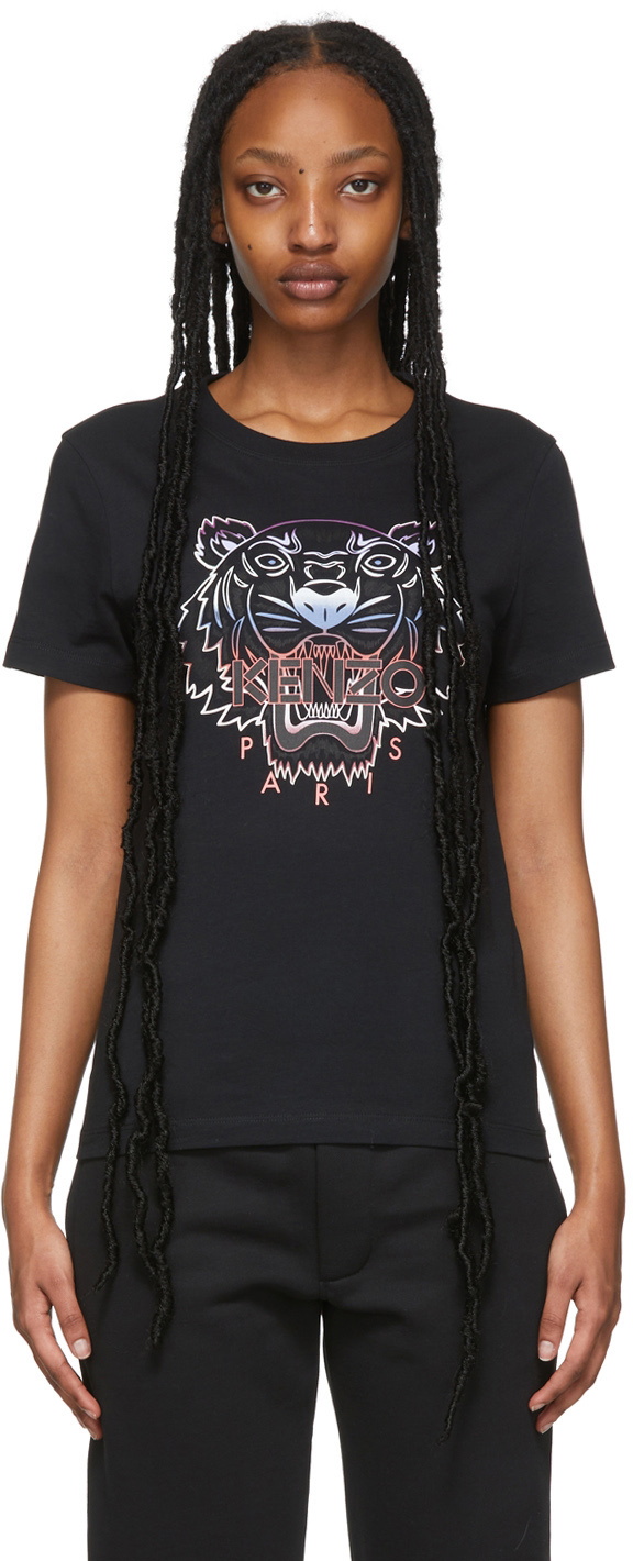 Kenzo Kenzo Gradient Tiger T-shirt Black