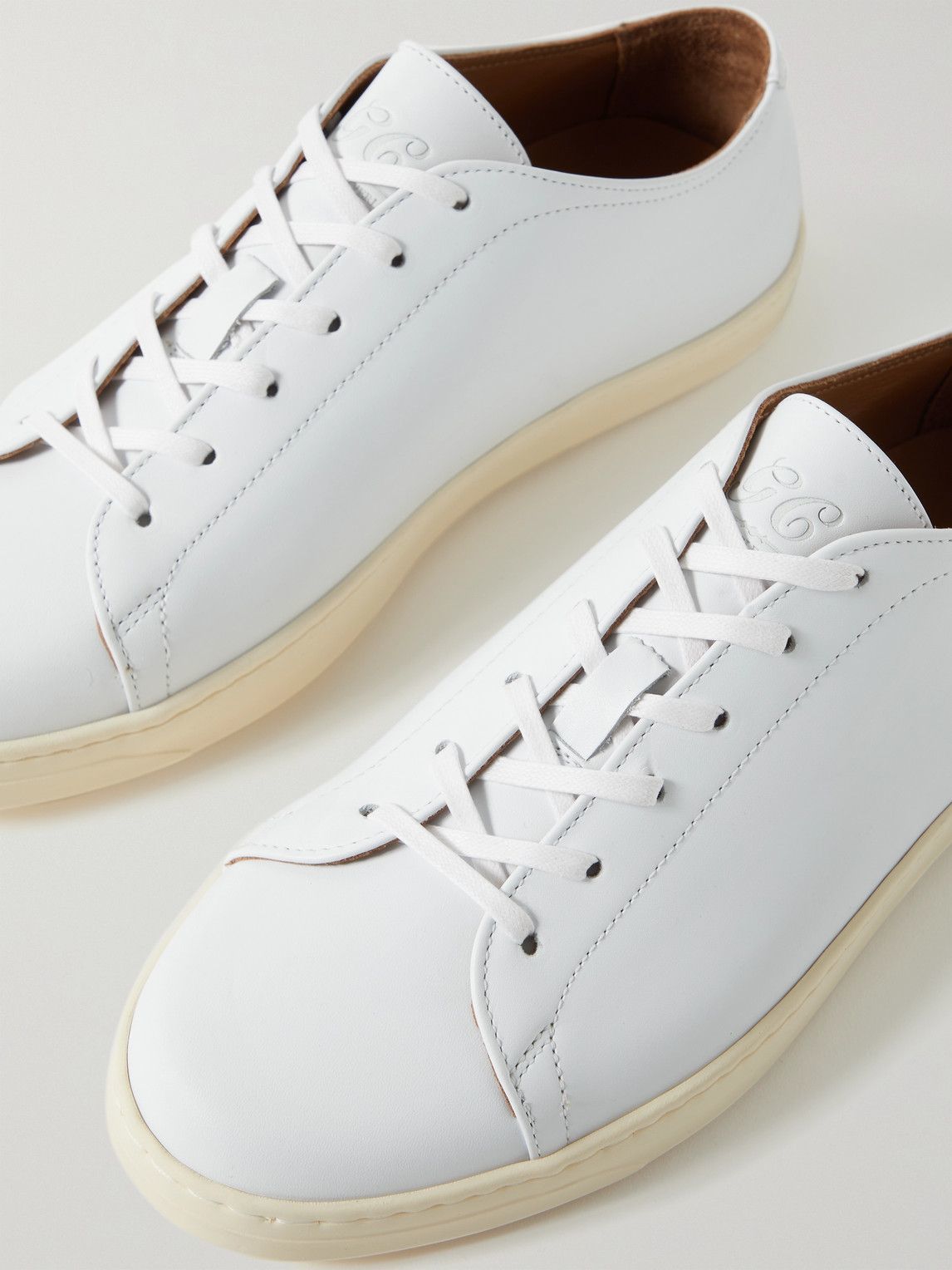 George Cleverley - Leather Sneakers - White