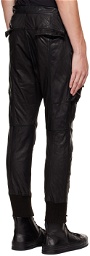 The Viridi-anne Black Zip Leather Pants