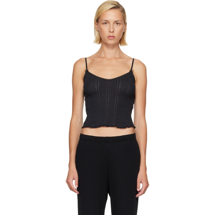Photo: Cou Cou Black 'The Long Cami' Camisole