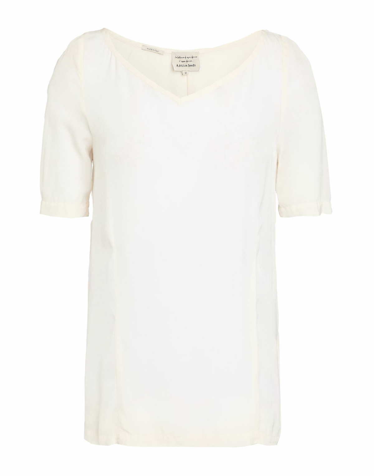 Alessia Santi Womens Top Cream