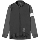 Rapha Men's Long Sleeve Pro Team Training Jersey in Black/Carbon Grey/White