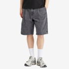 Dime Men's Pleated Denim Shorts in Faded Black