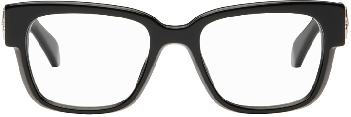 Photo: Off-White Black Optical Style 59 Glasses