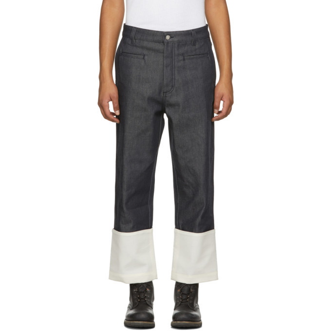 Photo: Loewe Navy Fisherman Jeans