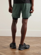 Lululemon - License to Train Elite Straight-Leg Stretch Recycled-Mesh Drawstring Shorts - Green