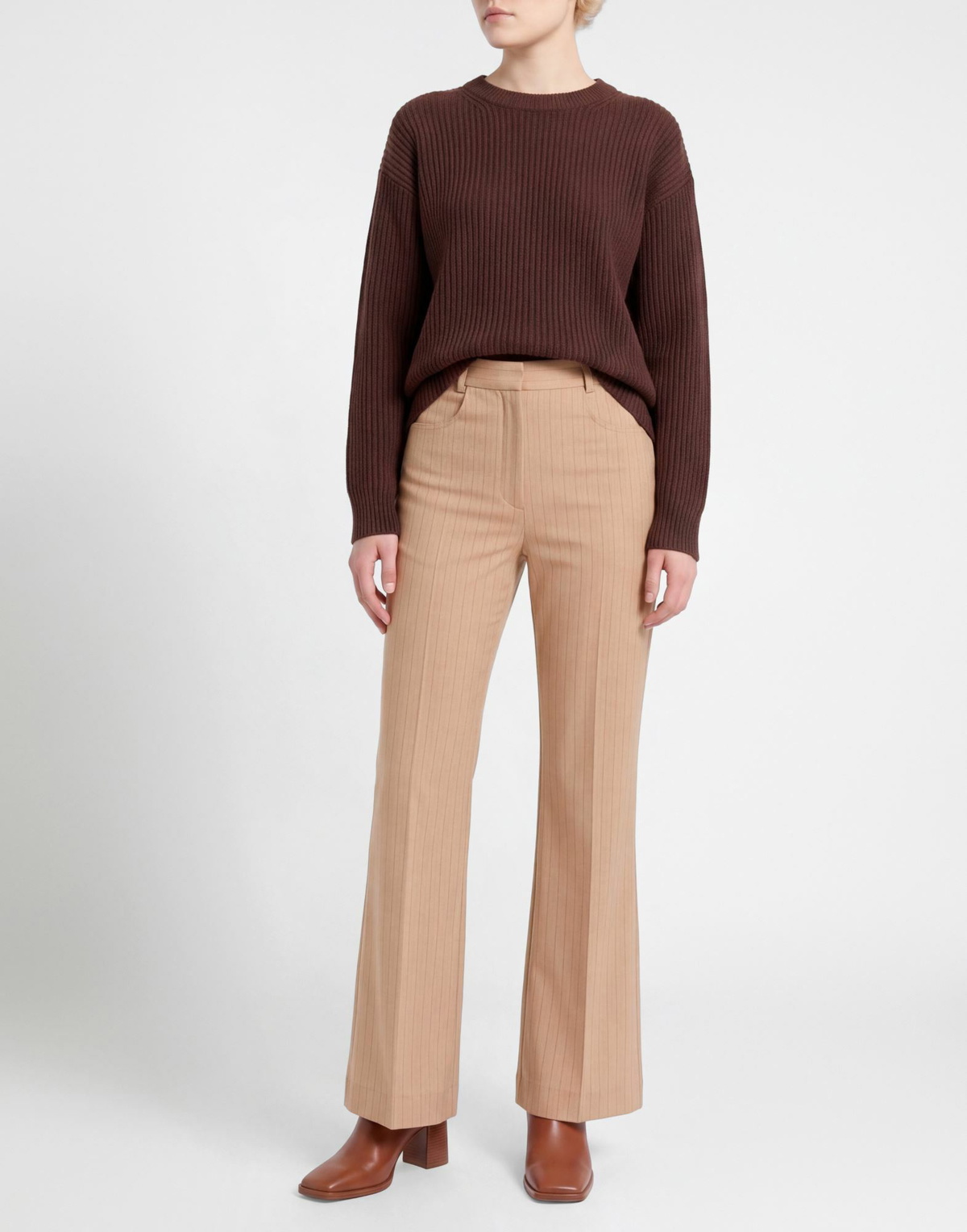 Maje Womens Pants Camel