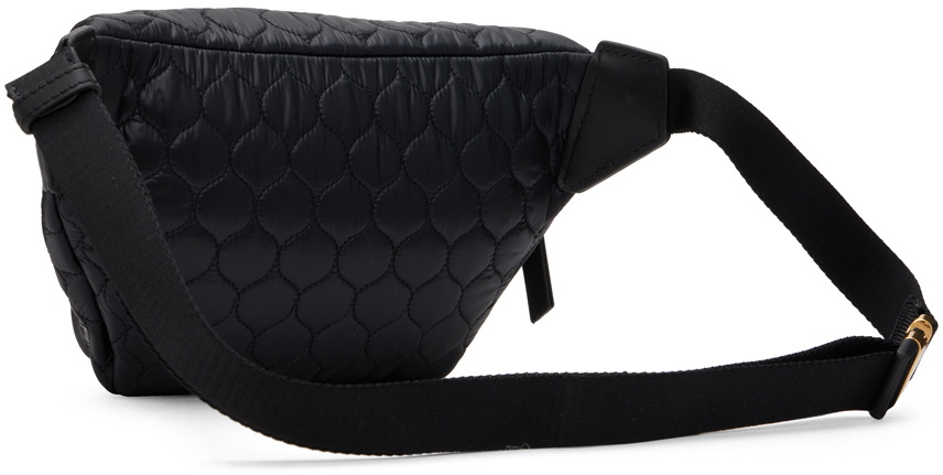 Felicie Logo Quilted Belt Bag in Purple - Moncler