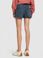 ANINE BING - Leya Cotton Denim Shorts