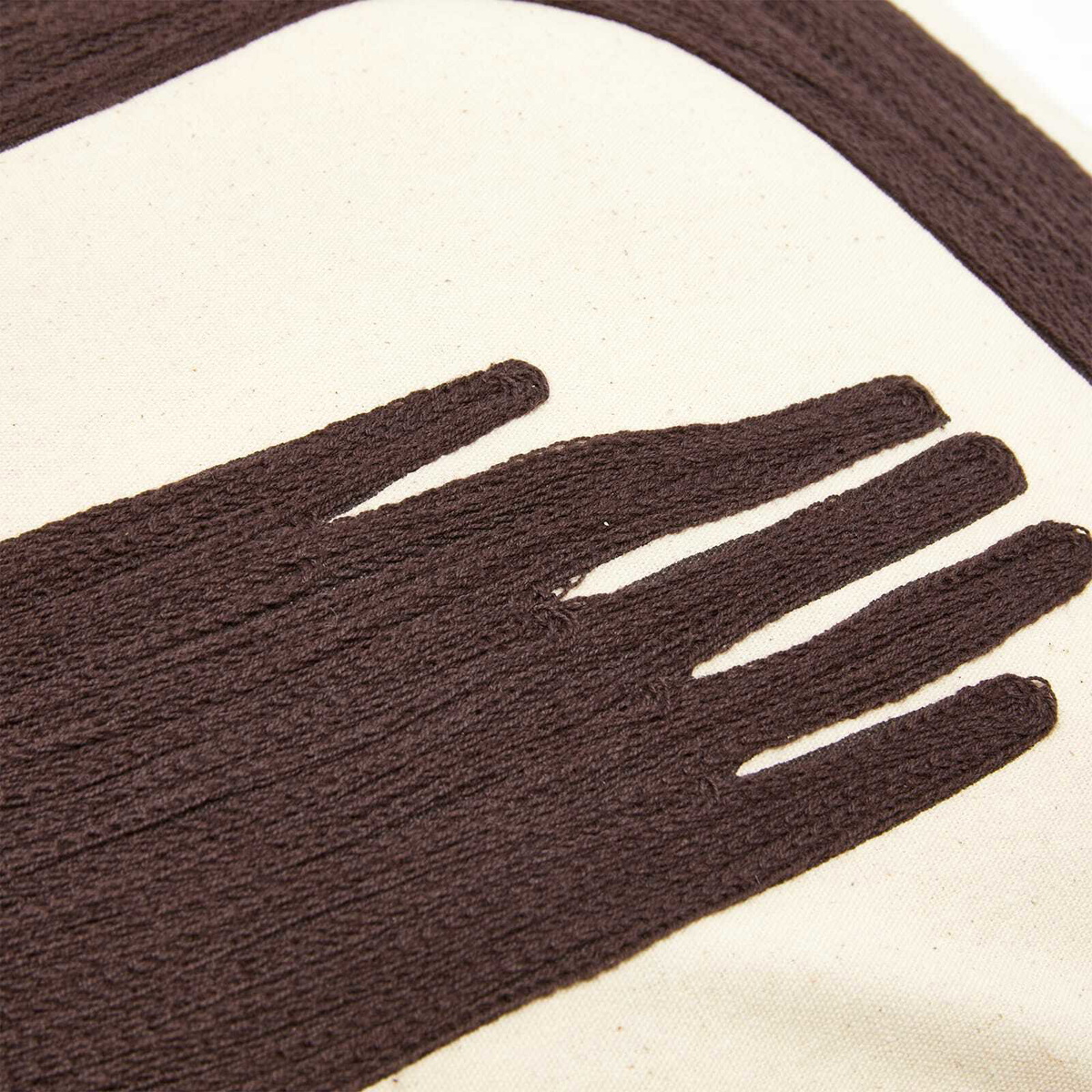 ferm LIVING Pose Cushion in Dark Brown 
