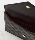 Saint Laurent Paris patent leather clutch