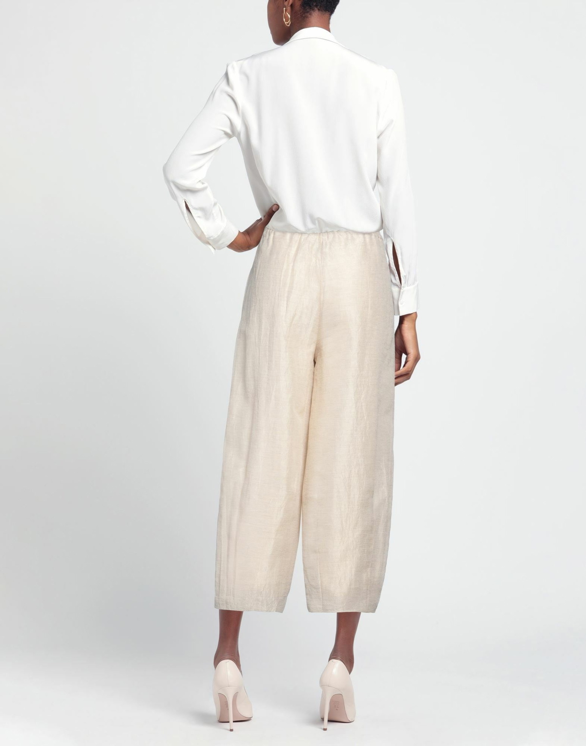 Alessia Santi Womens Pants Sand